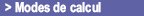 Modes de calcul